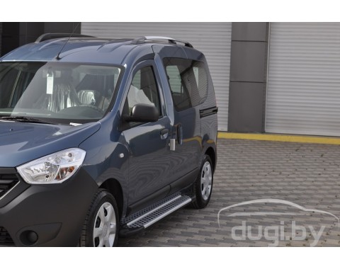 Пороги алюминиевые "Artemis" для Dokker.